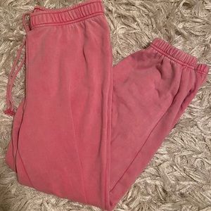 PacSun Pink LA Hearts Tie Sweatpants